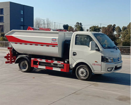 東風(fēng)華神CL5042ZZZBEV型純電動(dòng)自裝卸垃圾車